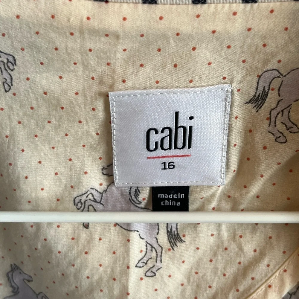 CAbi Navy and White Striped Blazer - Picture 3 of 6